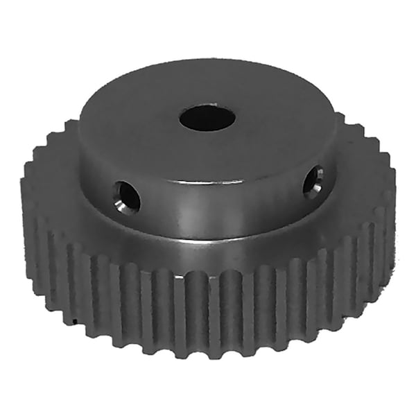 B&B Manufacturing 44-5P09-6A4, Timing Pulley, Aluminum, Clear Anodized, 44-5P09-6A4 - main